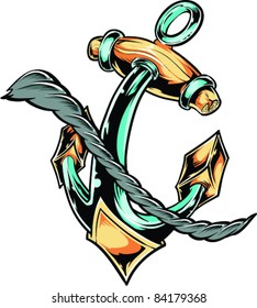 Vector Tattoo Anchor