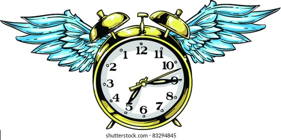 4,977 Clock With Wings Images, Stock Photos & Vectors | Shutterstock