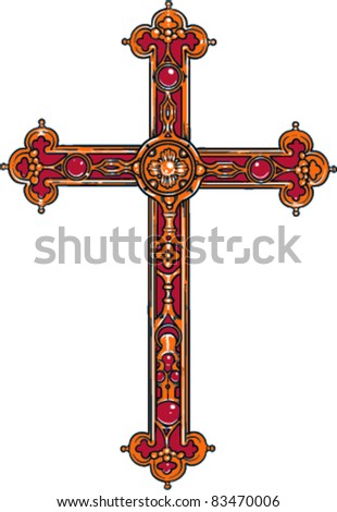 vector tattoo cross stock vector royalty free 83470006 shutterstock