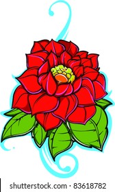 Vector Tattoo Flower