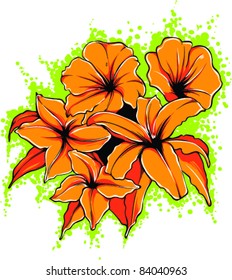 Vector Tattoo Flowers
