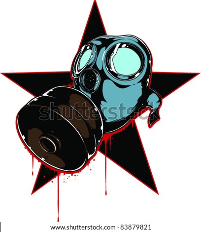 Vector Tattoo Gas Mask