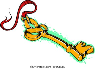 Vector Tattoo Key