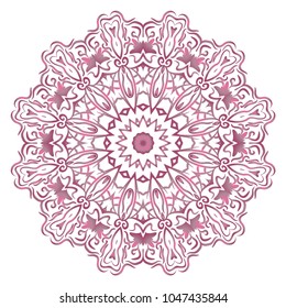 vector tattoo mandala. Decorative pattern in oriental style. Vector illustration. For design