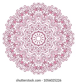 vector tattoo mandala. Decorative pattern in oriental style. Vector illustration. For design