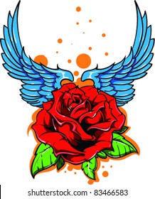 Vector Tattoo Rose