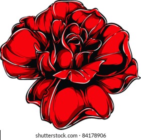 Vector Tattoo Rose