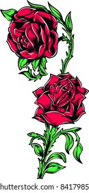 Vector Tattoo Rose