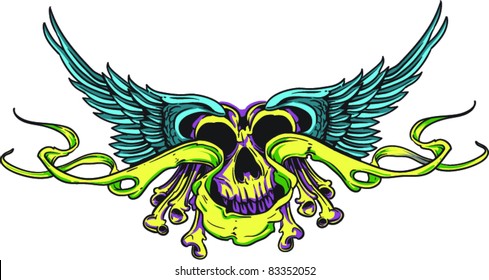 Vector Tattoo Skull