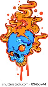 Vector Tattoo Skull
