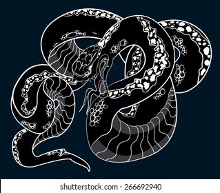 Vector Tattoo Snake