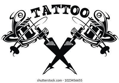 Vector Tattoo Studio Logo Template Stock Vector Royalty Free