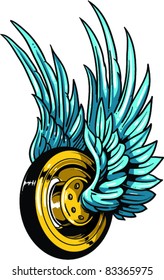 Vector Tattoo Wheel