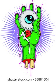 Vector Tattoo Zombie Hand