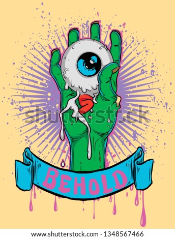 Vector Tattoo Zombie Hand