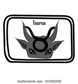 Vector taurus sign