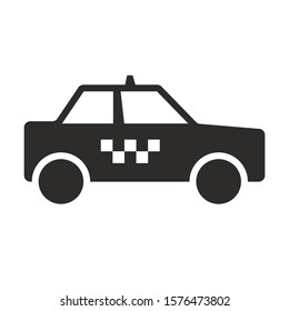 Vector taxi icon. Logo illustration.