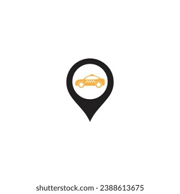 Vector taxi point vector icon illustration design