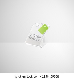 Vector tea bag.