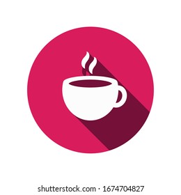 Té vectorial. Símbolo del logotipo de la copa para café o restaurante