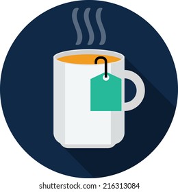 Vector tea cup icon