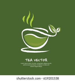 vector Tea cup  illustration