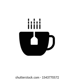 Vector tea cup and saucer