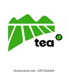 vector tea logo template design
