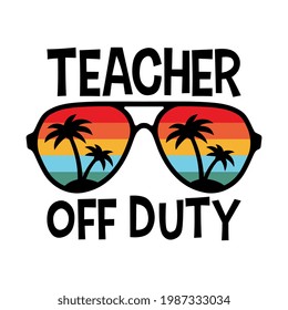 Vector Teacher of Duty Illustration