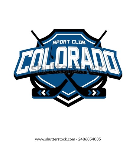 Vector Team Colorado State Sport Emblem