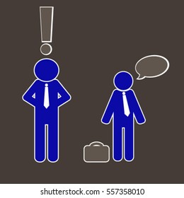 Vector team discussion Icon. EPS 10