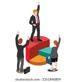 vectores equipo trabajo iconos isométricos conjunto con ideas de colaboración y símbolos de creatividad ilustración aislada