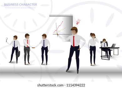 vector teamwork.office character