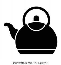  Vector Teapot Glyph Icon Design
