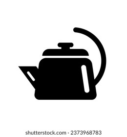 Vector teapot icon. Electric kettle icon.
