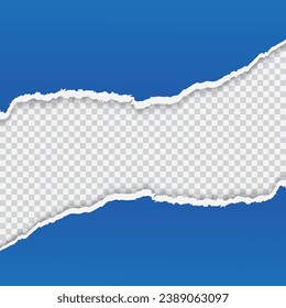 vector tear paper edge transparent background