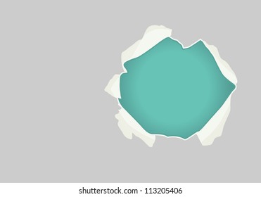 vector tear paper for your text, eps10