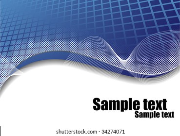 Vector tech background; clip-art