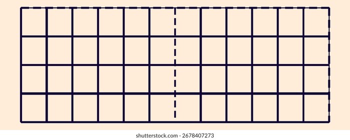 Fundo técnico do vetor com linhas de grade e centro tracejado.