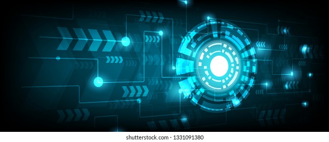 Vector tech square and technology digital business using as background and wallpaper