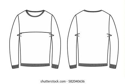 4,373 Sweatshirt technical drawing Images, Stock Photos & Vectors ...
