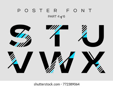 Vector Techno Font with Digital Glitch Text Effect. Minimal Geometric Typography for Logo Design, Music Poster, Fashion Show, Advertising. Modern Cyber Type in Futuristic Style. Trendy Urban Typeset.