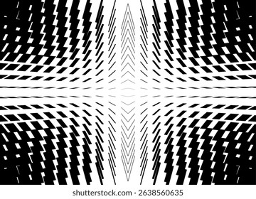 Vector technological pattern of abstract pixels. Digital design element. Black and white vector background. For covers, posters, advertising. Flow of clusters