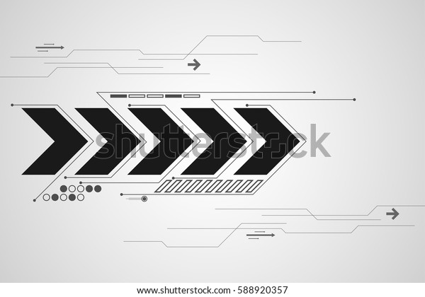 ベクター技術の矢印デザイン のベクター画像素材 ロイヤリティフリー