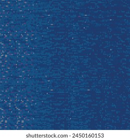 Vector technology background with binary code on blue background. 