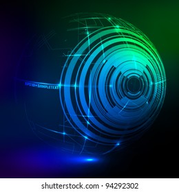 Vector Technology Background Design