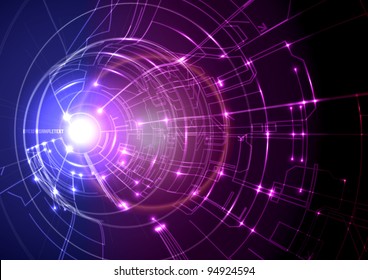 Vector Technology Background Design