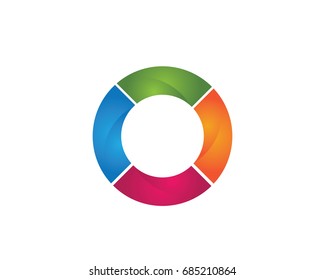 Vector - Technology circle logo and symbols
