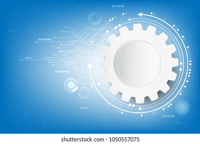 Vector technology communication for business background concept