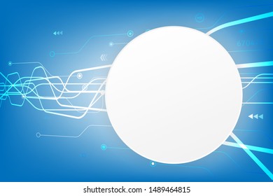 Vector technology communication for business background concept 